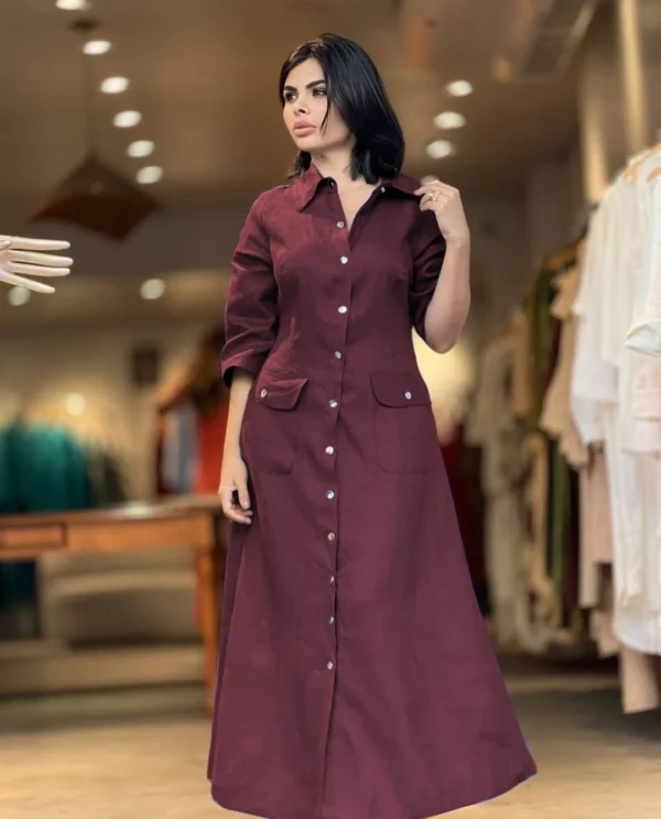 Shirt style Dress - Image 4