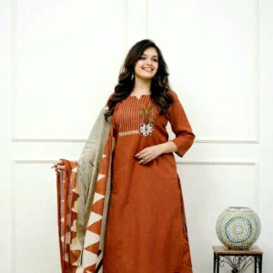 Embroidery kurta pant Set