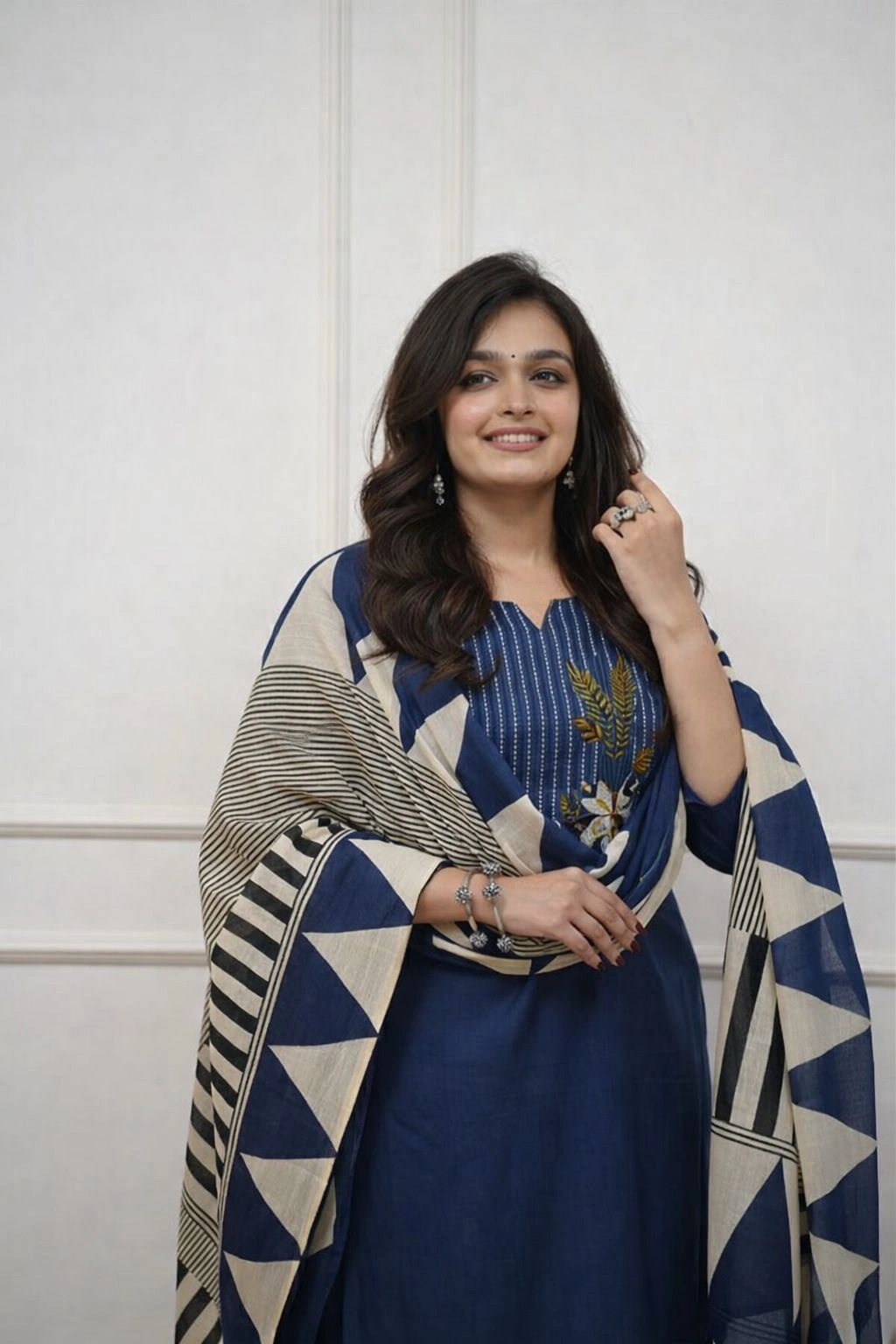 Embroidery kurta pant Set - Image 7