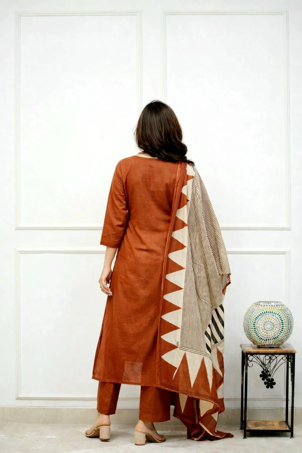 Embroidery kurta pant Set - Image 5