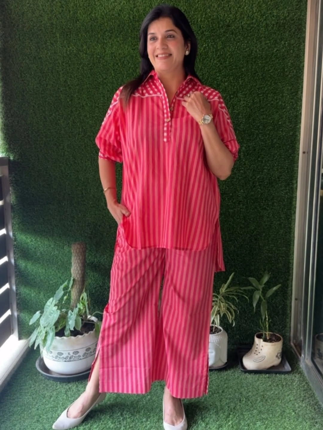 Premium woven Co-ord Set