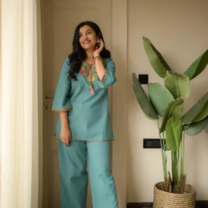 Premium Embroidery Co-ord Set